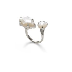 Kendra Scott Kayla Open 2 Stone Ring in Ivory